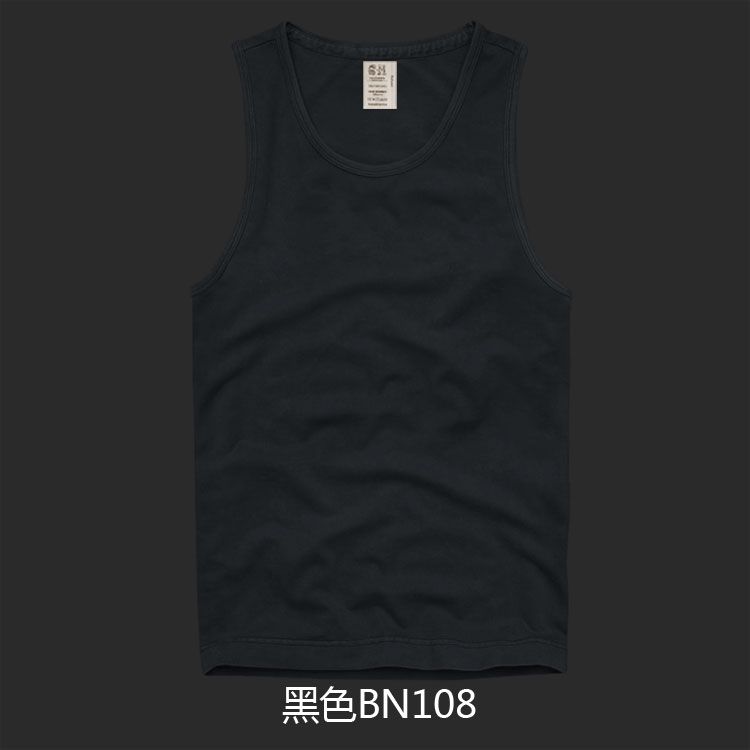 Mùa hè 2018 af nam chạm đáy vest thể thao bình thường thương hiệu kích thước lớn thời trang hoang dã cotton rắn màu không tay các loại áo ba lỗ nam