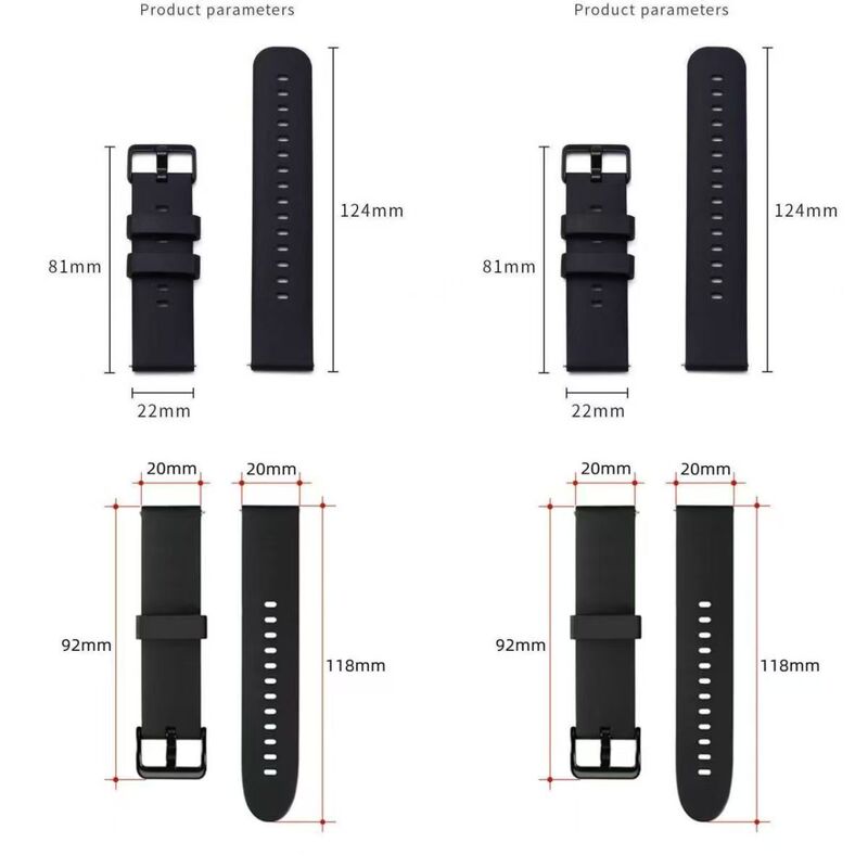 Suitable for Ticwatch Pro3/2 Generation/E/C2/S2/Gtx Gth Smart Watch Strap 4g Sports Silicone