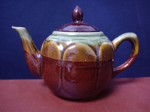 Eighties of sauce glazed porcelain teapot pot and nostalgia folk ancient antiquity collection