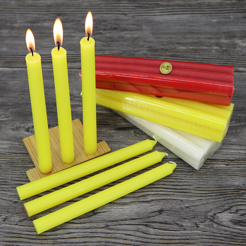 Classic European style candle holder candle Ordinary lighting High 20cm candle Romantic Wedding normal long pole candle