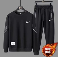 Черные флисовые штаны