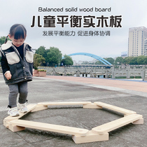 Children Balance Wood Nursery Wood Balance Wood Sensation System Training Single Wood Bridge Fitness Test Parent-child Early Education Toys