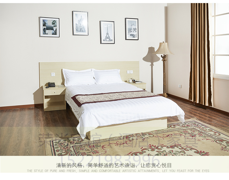 Giường khách sạn nội thất khách sạn giường đồ nội thất khách sạn giường tiêu chuẩn phòng đơn phòng đầy đủ tùy chỉnh khách sạn giường đôi giường đôi - Nội thất khách sạn giường khách sạn
