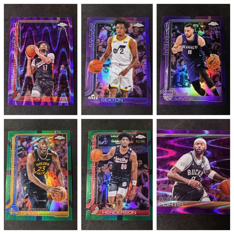 2025 Topps Chrome Rabin Greene Sharp Rivers 75Th Edition Purple Fold 99Th Edition Green Fold