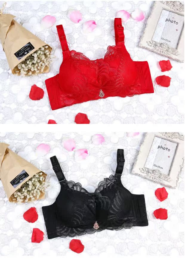Mùa hè không có vòng đồ lót bằng thép, tiểu thư, ngực nhỏ, áo ngực gợi cảm, phần dày, nhận ngực, giữ áo ngực ngực áo ngực dây ren