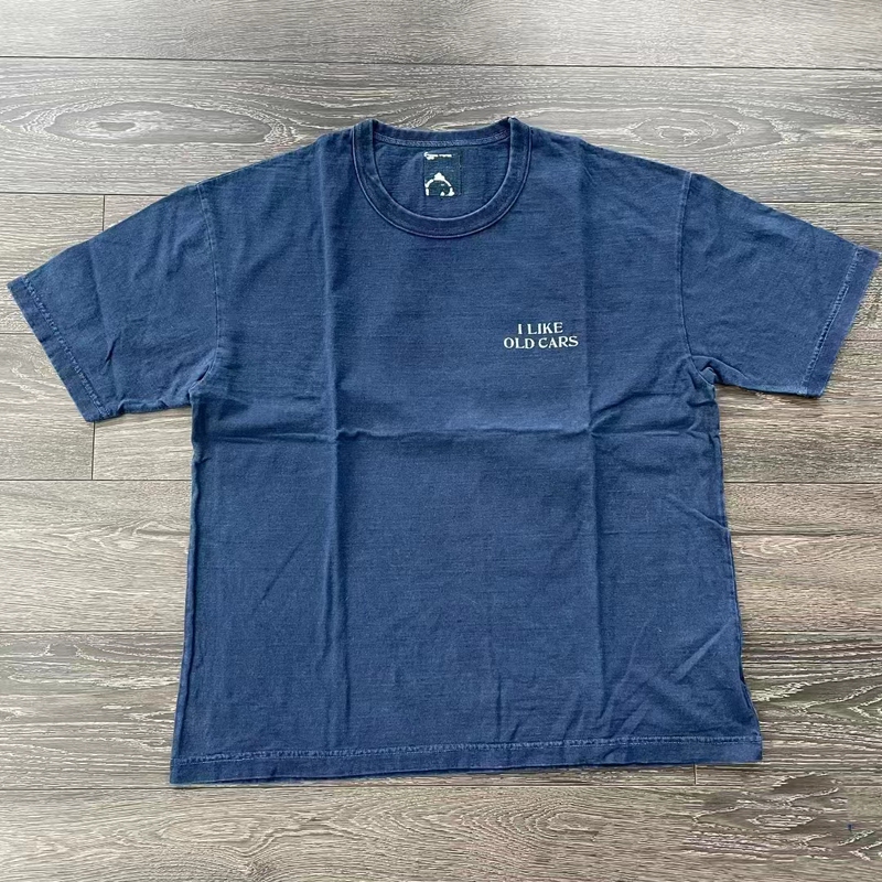 Visvsvm Visvim 23 Ict Jumbo Tee S/Si Blue Dye Washed Vintage T-Shirt Short Sleeve