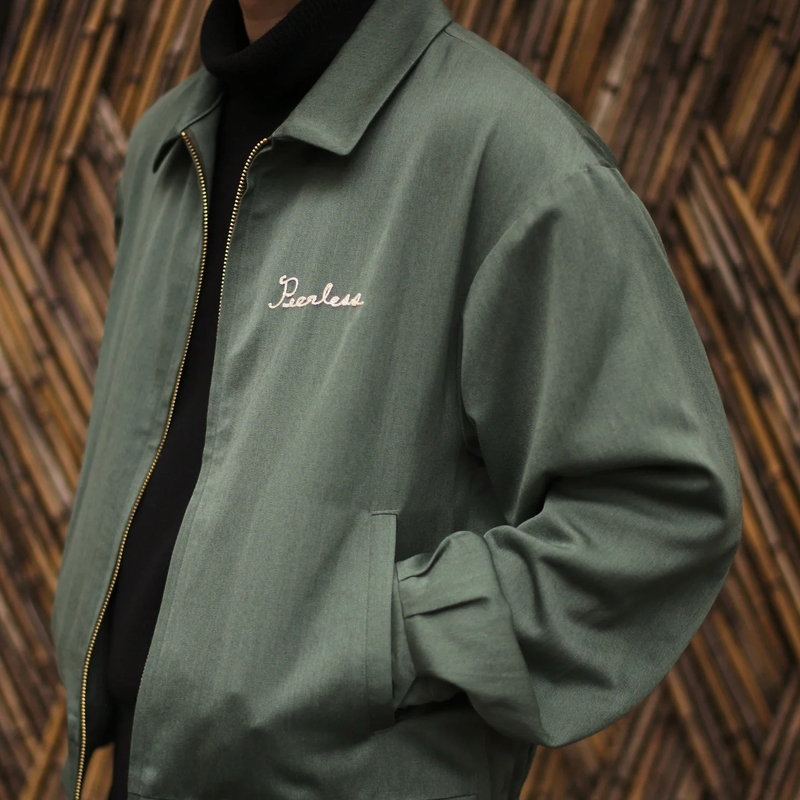 Visvsvm Visvim 24Aw Alcan Jkt Wool Blend Embroidered Zipper Jacket