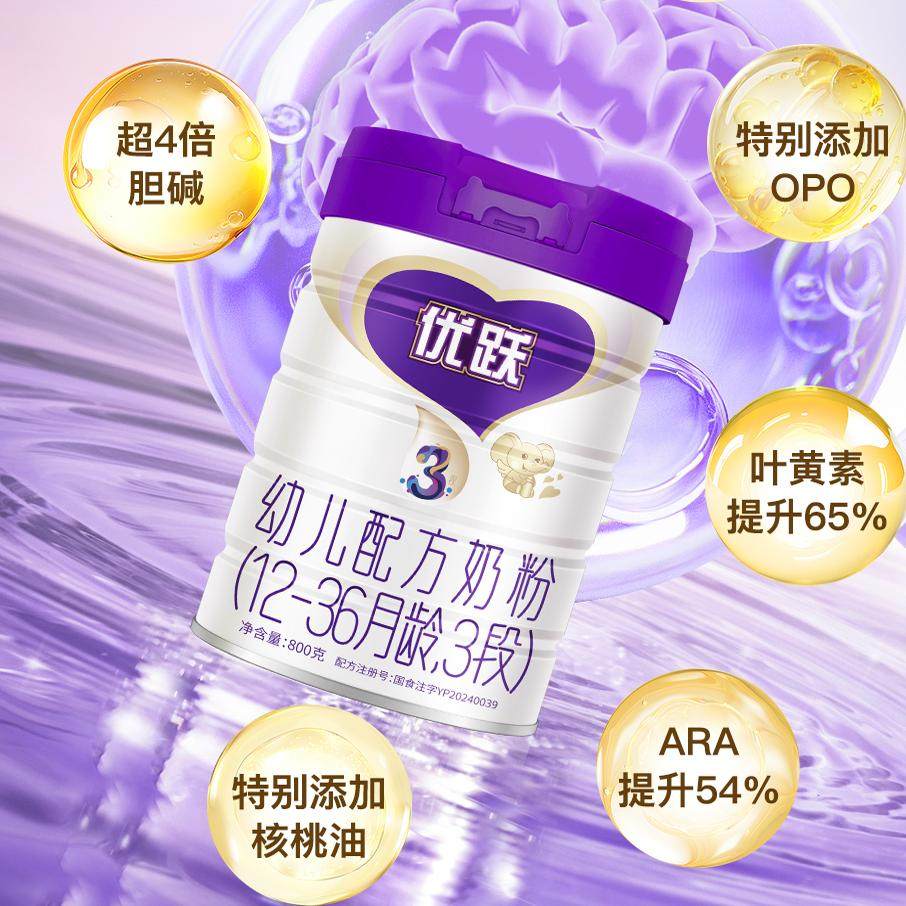 Shengyuan Youyue Milk Powder Collector's Edition Easy to Dissolve Absorption Infant Formula Milk Powder New National Standard 1-3 Stage 800g