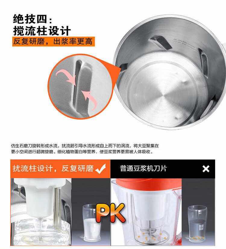 máy làm sữa hạt ranbem 735i Máy vắt sữa đậu nành tự động hộ gia đình đa chức năng lọc không cần đun nóng cho trẻ em Cơm dán nước ép trái cây công suất lớn máy làm sữa unie v1