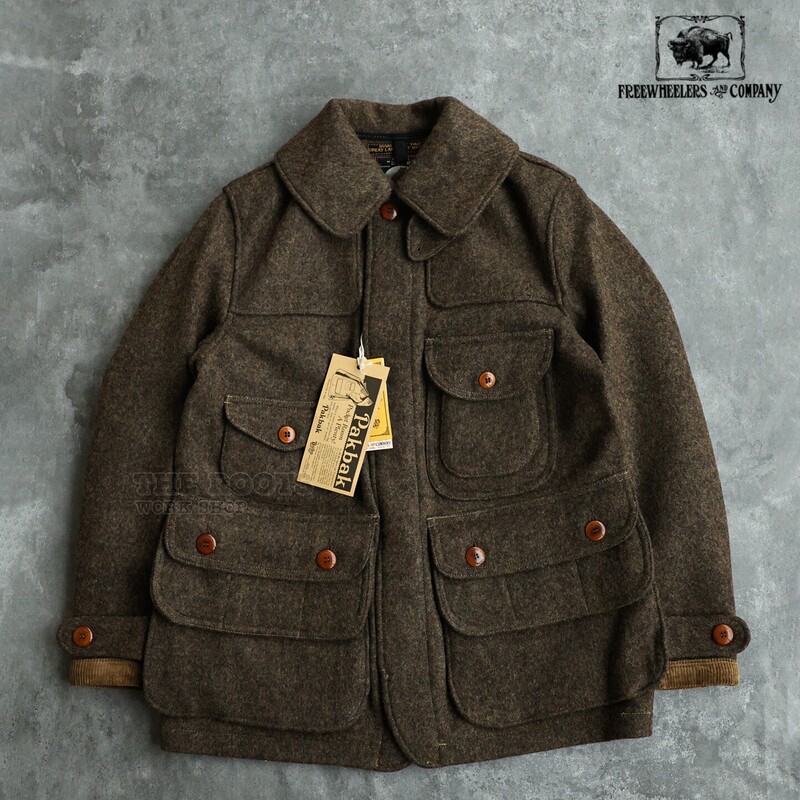 Japanese-Made Freewheelers Melton Wool Woodland Hunting Coat Hunting Jacket