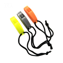 D-flex Authentic Dual Frequency High and Low Sound Whistle Float Snorkel Snorkel Snorkel Food Grade PP