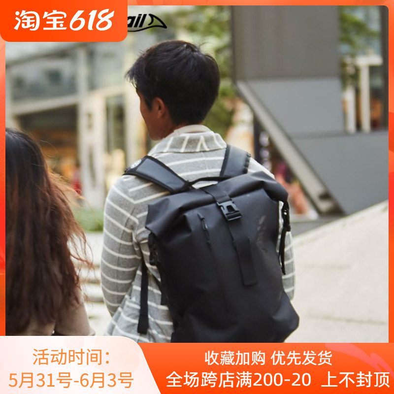 Japanese StreamTrail Kozu TPU material waterproof double shoulder bag waterproof luggage outdoor travel