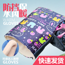 Electric driver coats winter warmguard motorcycle gloves waterproof and cold protection against wind and thick cotton