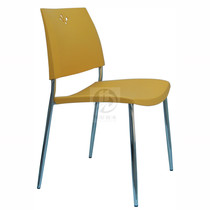 Student training chair staff backrest chair office chair plastic conference chair yellow reading chair negotiation chair reception chair