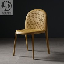 Modern Nordic Wind Restaurant Chair breathable cave household chair Balcony outdoor casual chair