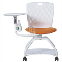 Training chair with writing board Office chair Conference staff recording chair Cup holder Table and chair Integrated smart classroom chair