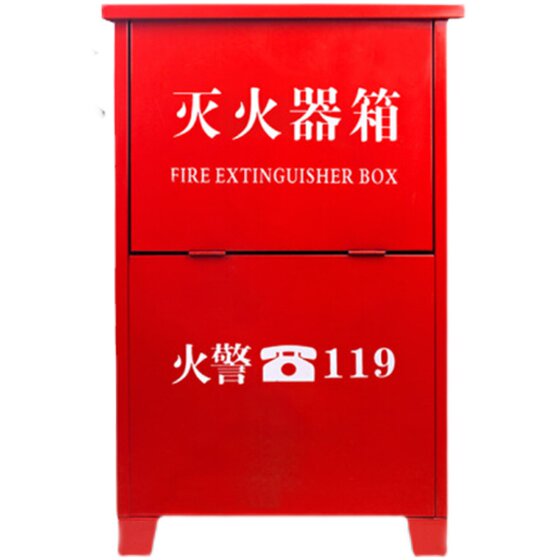 Fire extinguisher box 4KG fire extinguisher box carbon dioxide box 8kg fire box stainless steel box kindergarten rounded corner box