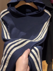Pure Cotton Accessible Luxury Spring & Fall Thin Long sleeves Men's Hooded Bar Hoodie 2025 New arrival Easiest for match Casual T-Shirt Trendy