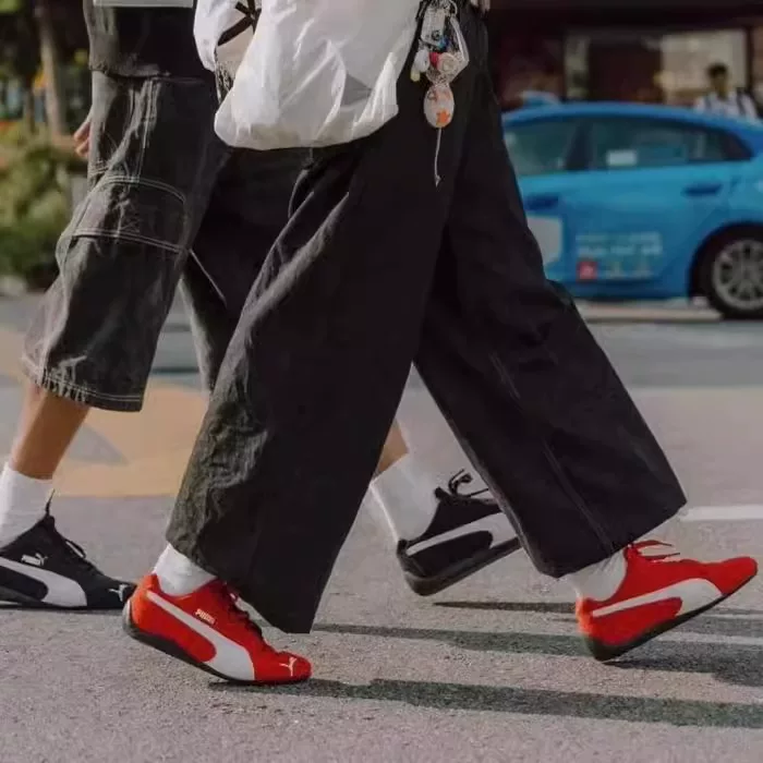 Кроссовки PUMA мужские и женские SpeedcatLs Park Caiying одинакового стиля бронзированные гоночные кроссовки низкие повседневные 398846