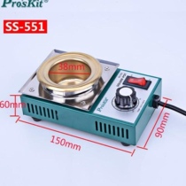 Taiwan Baogong tin melting furnace lead-free adjustable temperature soldering furnace tin pot dipping tin furnace environmentally friendly tin melting furnace 150w-300w