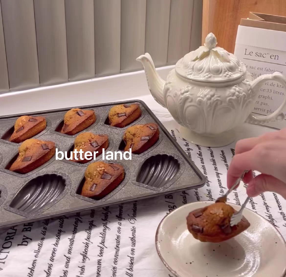 Spot South Korean Korean shop owner deepens to deepen Madeleine baking tray mold baking dies Feinan Snow 12 Lian-Taobao