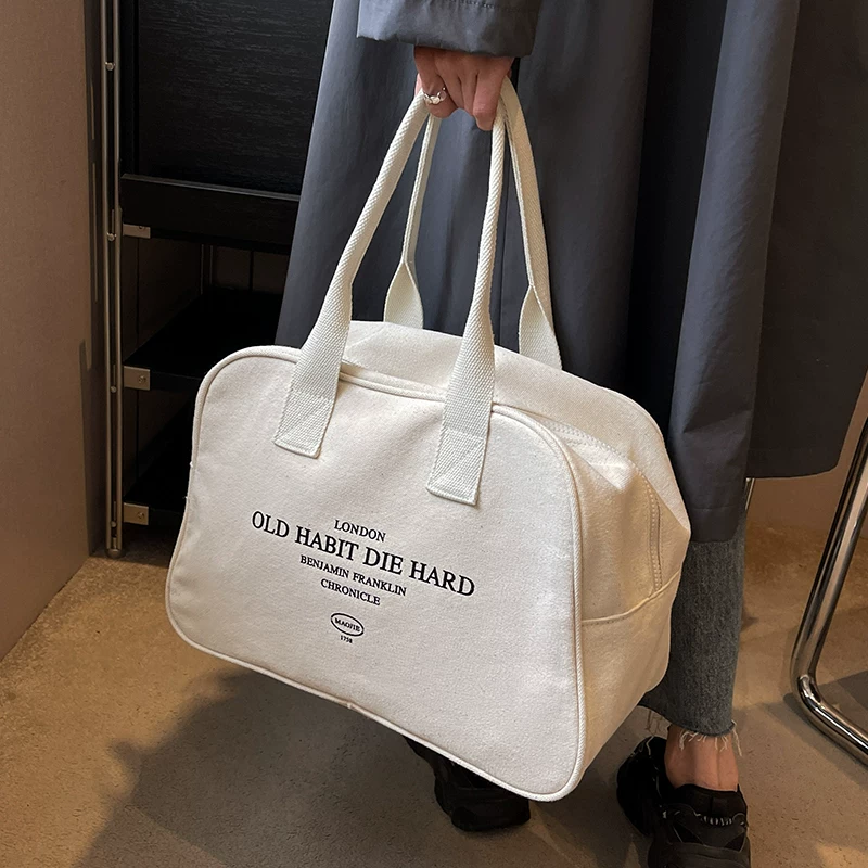 Capacious bag for traveling, fashionable sports yoga clothing, Korean style