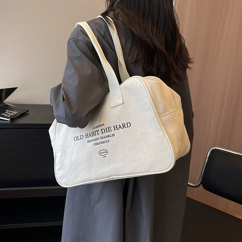 Capacious bag for traveling, fashionable sports yoga clothing, Korean style