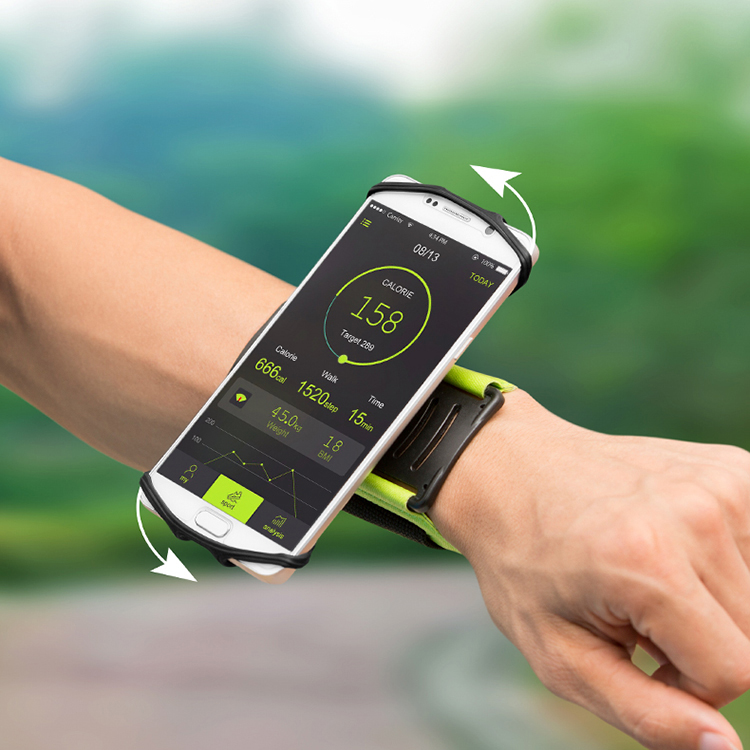 VUP sports mobile phone arm bag rotatable wrist support running outdoor travel men and women mobile phone universal wrist bag