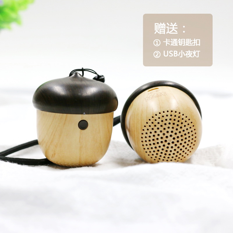 JS J2 Nut Mini Wireless Bluetooth Speaker Creative Portable Audio Mobile Phone Walkman Subwoofer
