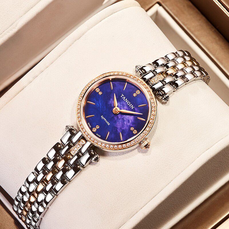 2021 New Tianjun tangin Swiss Atmospheric Women's Watch Small and Exquisite Quartz Women's Watch 1055
