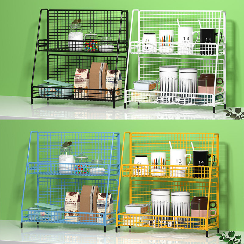 Water glass shelf shelving table top multilayer containing box integral cupboard release tea cup Home containing deity Airing Cup Drain rack