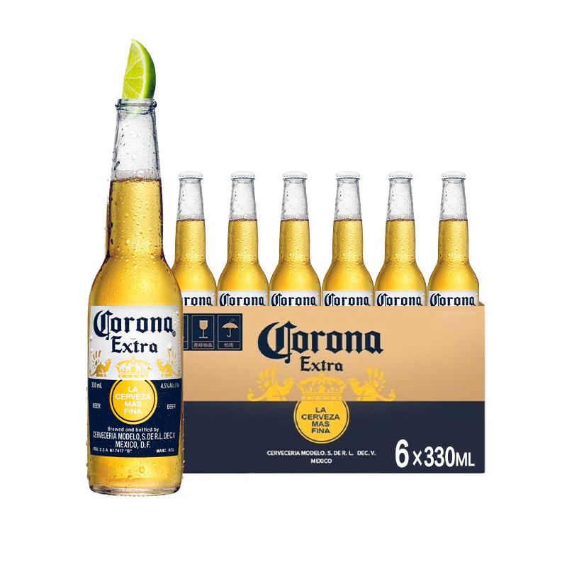 科罗娜啤酒330ml*6瓶