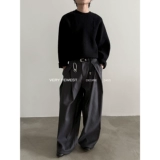 Летние трехмерные штаны подходит для мужчин и женщин, дизайнерский костюм, свободный крой, тренд сезона