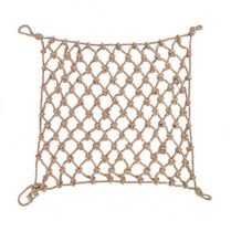 Tie rope solid fence net Decorative wall mesh hole photo climbing net Hanging wall thickness The main restaurant retro style mesh rope