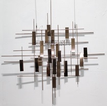 Brief Modern Wall Soft Decoration Hotel Lobby Pendant Wall Decoration Wall-mounted Iron Art Wall Accessories Accessories Branches