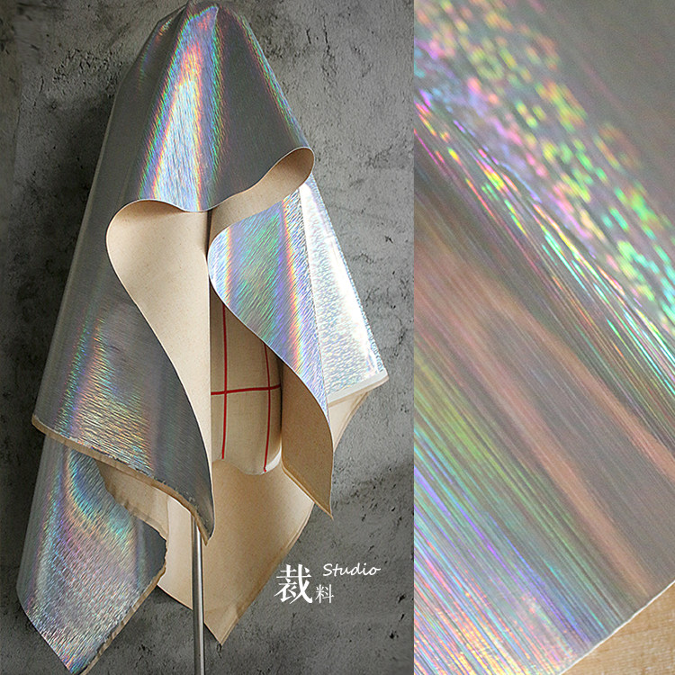 Impact Tpu Laser Phantom Leather Waterproof Designer Fabric Mirror Fashion Seven Color Fluorescent Innovative Italian Fabric