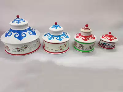 Popular yurt jewelry box Ethnic craft gift decoration decoration size grassland gift good magenta blue decoration