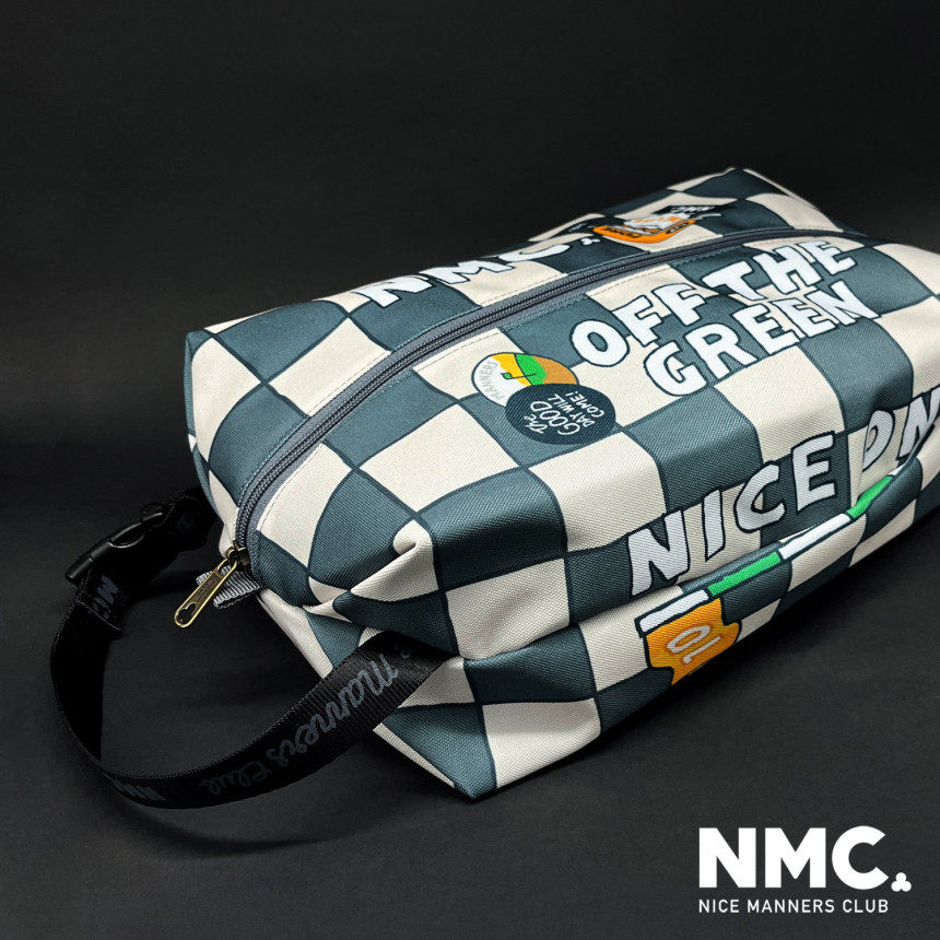 Сумка для обуви – гольф 韩国代购nmc高尔夫配饰25新款旅行运动户外棋盘格手拎包鞋包球袋 3