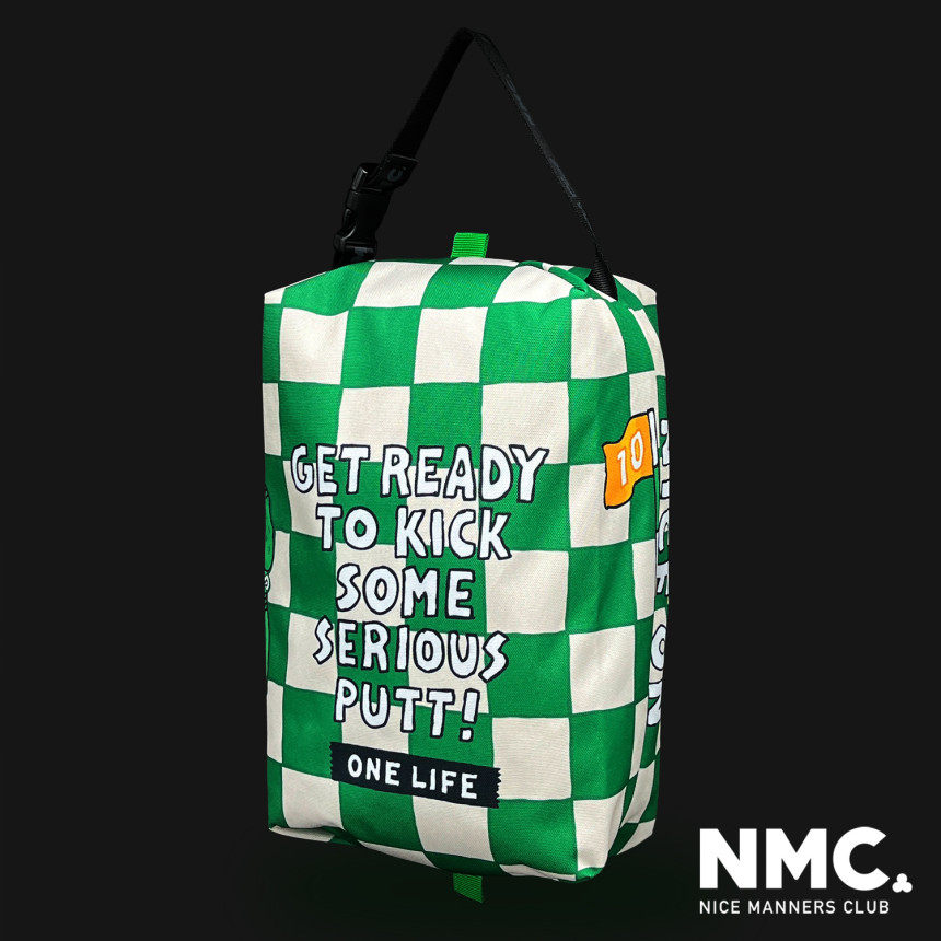 Сумка для обуви – гольф 韩国代购nmc高尔夫配饰25新款旅行运动户外棋盘格手拎包鞋包球袋 3
