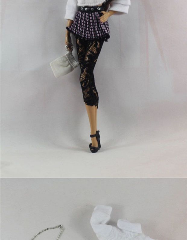 Bộ phụ kiện đa dạng để thay đổi quần áo búp bê Barbie sáu điểm giày bé túi quần áo Búp bê 30CM có thể mặc búp be công chúa