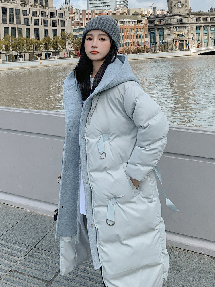 Set, winter down jacket with hood, 2023, Korean style Set, winter down jacket with hood, 2023, Korean style