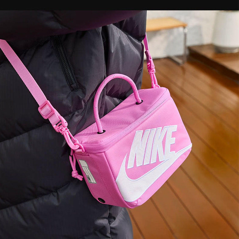 Nike Nike Large-Capacity Casual Sports Shoulder Bag for Men and Women, Convenient Cross-Body Bag, Carry Bag, Box Small Bag Fn3059