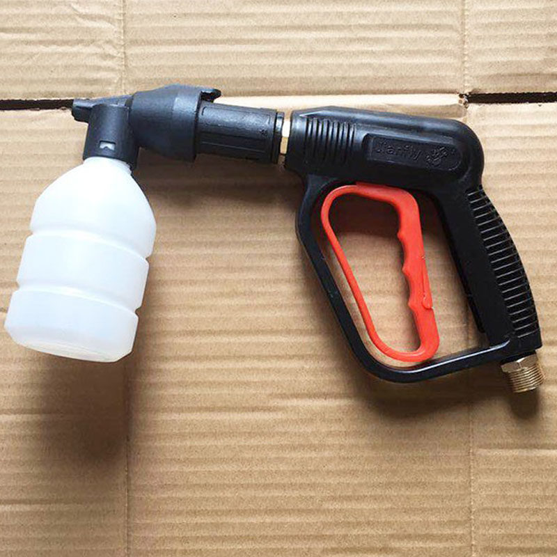 Home High-pressure Car Wash Water Gun With Foam Pot Car Wash Water Snatcher Water Spray Pot Pa Pot Foam Sector Hand Spray Manual