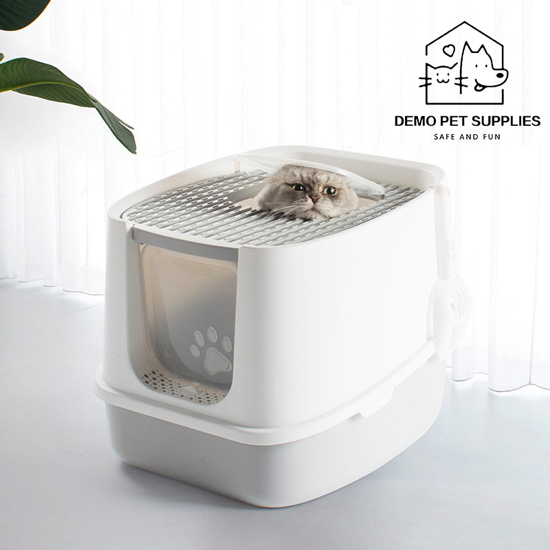 King's Duan top-out fully enclosed cat litter box anti-splash anti-odor large space cat toilet