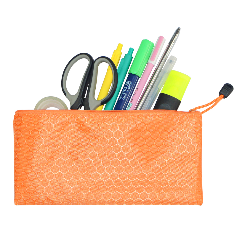 File Bag Waterproof Pull Chain Bag Classification Kit Stationery Bill Bag Advertising Multifunction