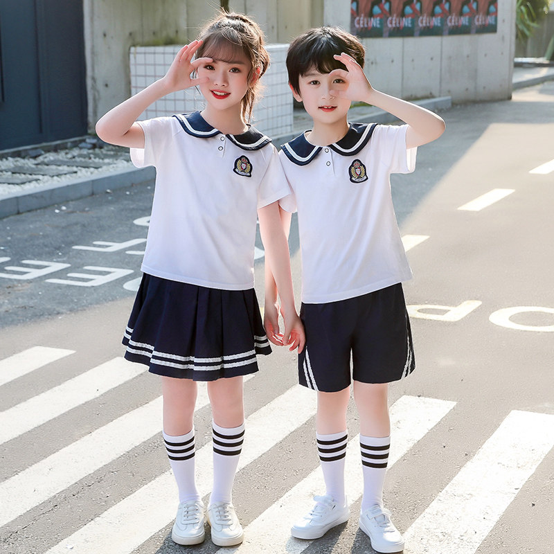 61 Children's Festival Chorus Boys And Girls Nursery School Uniforms Navy Wind Primary School Students Graduation Photos Show Costumes