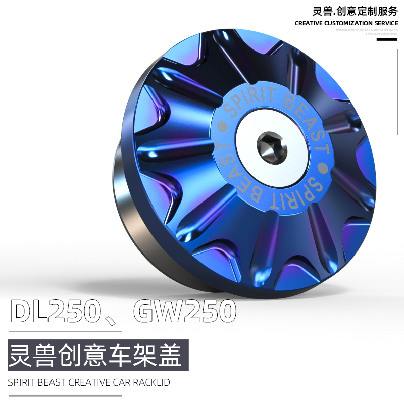 DL250 frame cover modification accessories locomotive suitable for Suzuki GW250 body blockage cover car hole dust screw cover