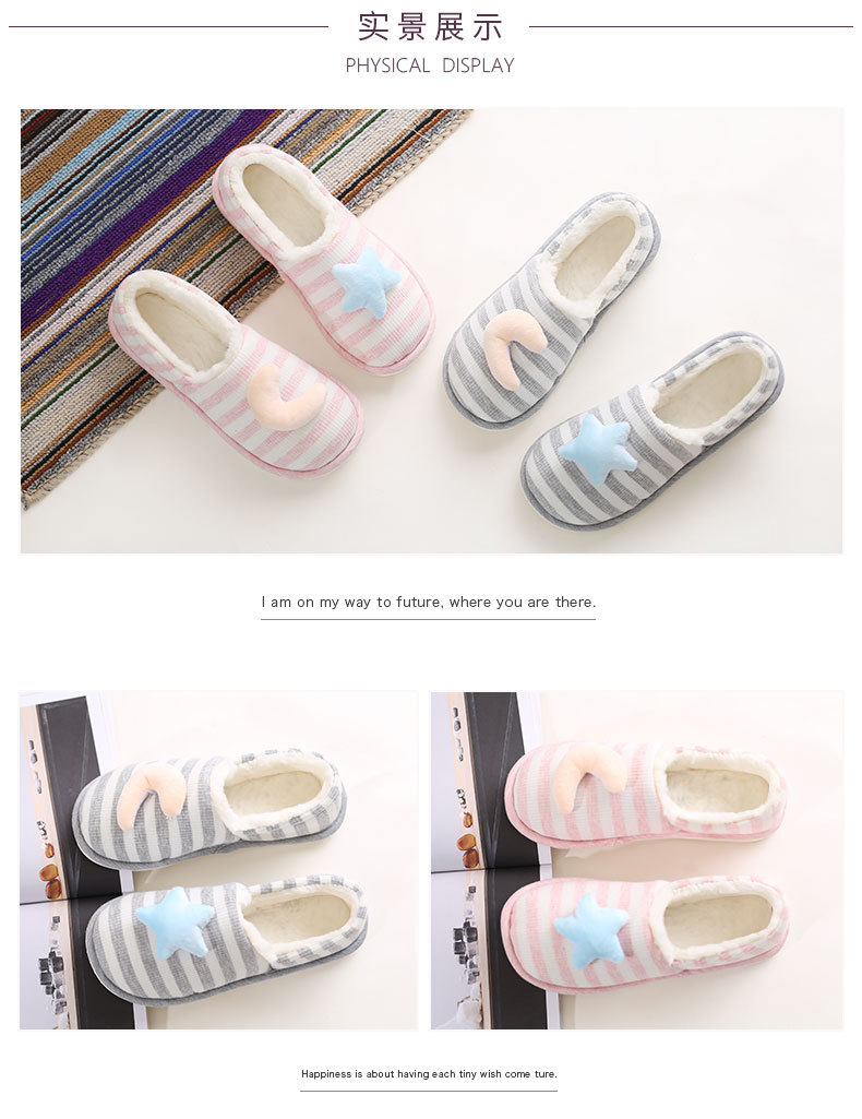 Dép cotton nữ mùa đông với trong nhà mềm mại trong nhà dép mùa thu và mùa đông tháng giày dép bà bầu trong nhà dày phụ nữ mang thai dép mua dép đi trong nhà