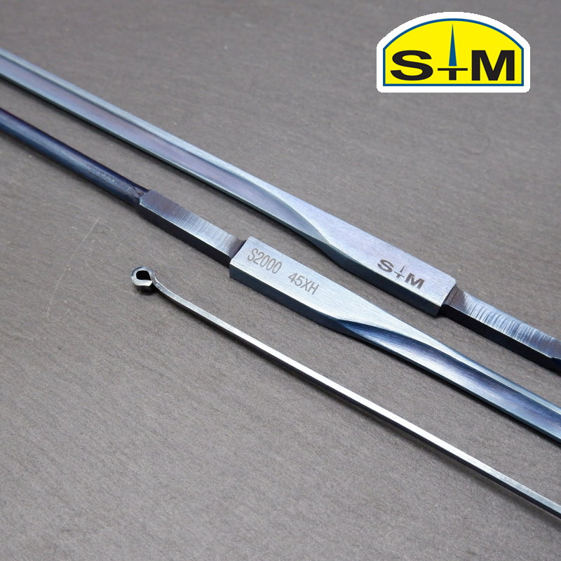 Ukraine STM fencing S2000 Blu-ray white steel adult 5quot sabre blade (spot Taiwan delivery)