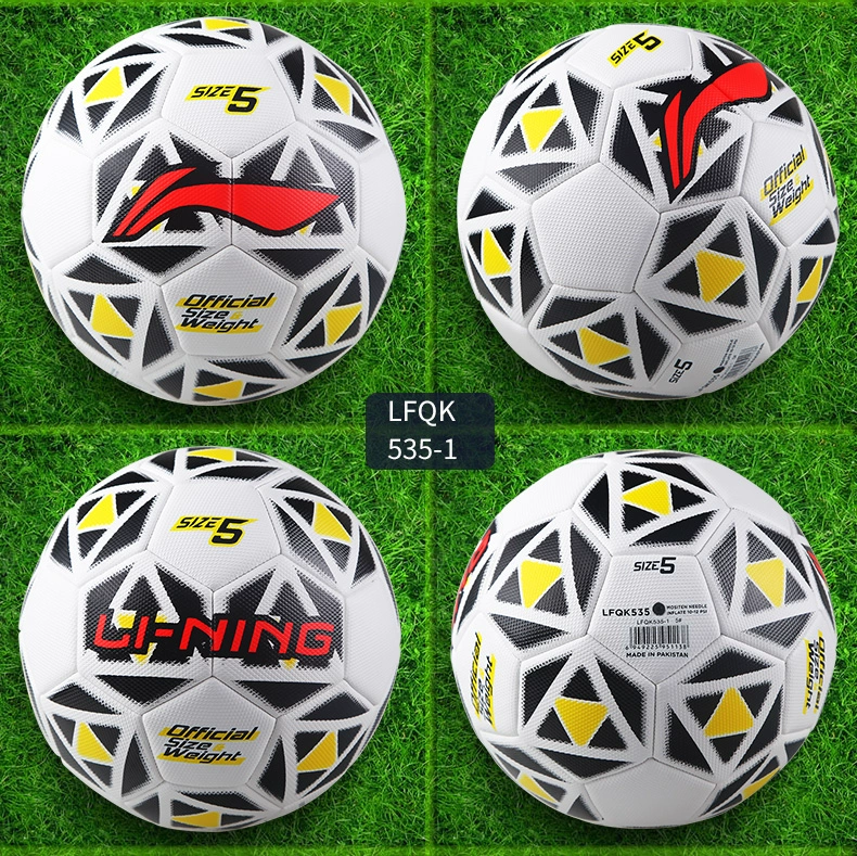 Li Ning Football Chính thức số 5 máy may trượt chính xác mặc trẻ em và học sinh vị thành niên đào tạo trò chơi bóng - Bóng đá